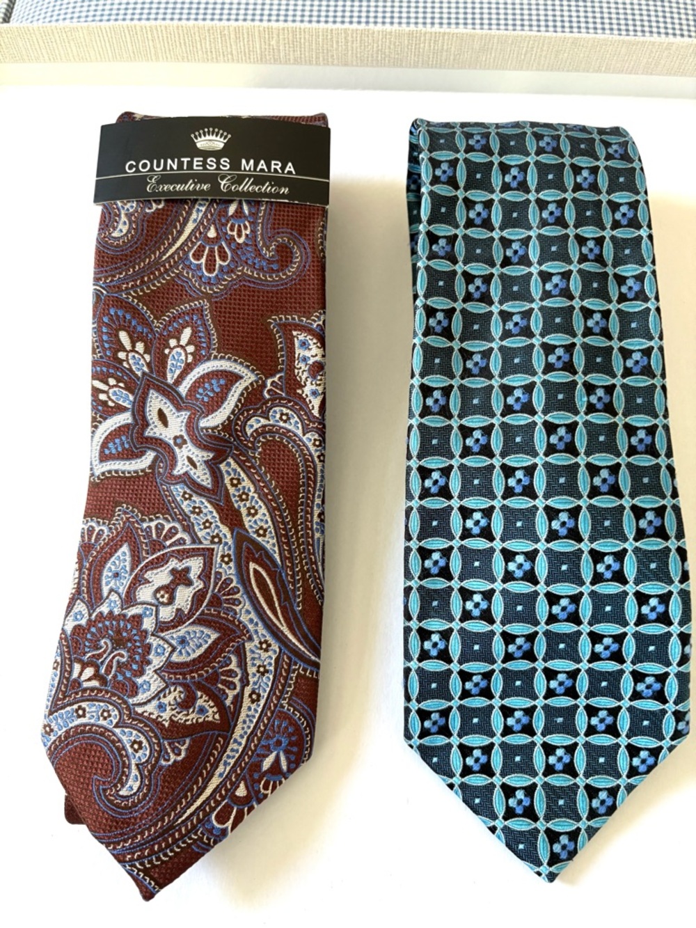 Countess Mara pair of Ties / one New With Tags